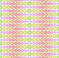 Colorful pattern - abstract flowers