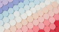 Abstract Hexagon Pattern with Gradient Colors for Background Royalty Free Stock Photo