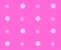 Colorful pattern made of apples in pink duotone