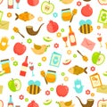 Colorful pattern for Rosh Hashanah Royalty Free Stock Photo