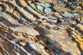 Colorful patterned stone floor.