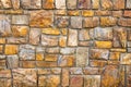 patterned surface of a stone wall. Royalty Free Stock Photo