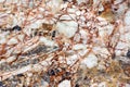 Colorful patterns and textures of stone. Royalty Free Stock Photo