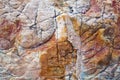 Colorful patterns and textures of stone. Royalty Free Stock Photo