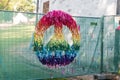 Colorful peace sign, peace symbol