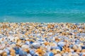 Colorful pebbles at Deal beach England