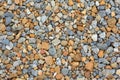Colorful pebbles on the floor, Royalty Free Stock Photo