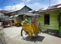 Colorful Pedicab, Ambon, Indonesia Royalty Free Stock Photo