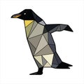 colorful peguin logo vector eps 10 Royalty Free Stock Photo