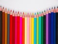 Colorful pencil crayons