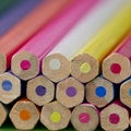 Colorful pencil crayons, Back to School concept Royalty Free Stock Photo