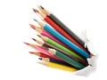 Colorful pencils. Royalty Free Stock Photo