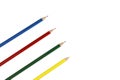 Colorful pencils arrangement Royalty Free Stock Photo