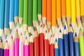 Colorful pencils background Royalty Free Stock Photo