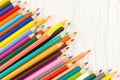 Colorful pencils background pattern. Creativity abstract Royalty Free Stock Photo