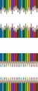 Colorful pencils background