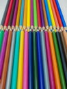 Colorful pencils close up Royalty Free Stock Photo