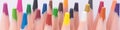 Colorful pencils rainbow lie in a row Royalty Free Stock Photo