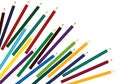Colorful pencis. Vector on white background Royalty Free Stock Photo