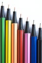 Colorful Pens Royalty Free Stock Photo