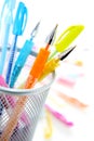 Colorful pens Royalty Free Stock Photo