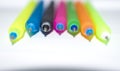 colorful pens isolated on white background nips office work Royalty Free Stock Photo
