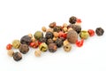 Colorful peppercorns