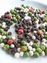 Colorful peppercorns spice Royalty Free Stock Photo