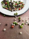 Colorful peppercorns spice Royalty Free Stock Photo