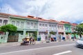 Colorful `Peranakan` House at Singapore.