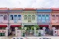 Colorful `Peranakan` House at Singapore.