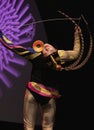 Colorful Chinese Troupe Performer at 2019 Florida State Fair