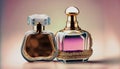 colorful perfume bottles