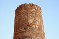 colorful pharaonic carvings in Kom Ombo temple