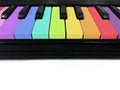 Colorful piano