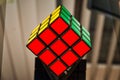 Solved rubik`s cube Royalty Free Stock Photo