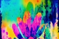 A colorful picture of a variety of cactuses. A colorful cactus painting. Watercolor paint. Digital art, Generative AI