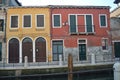 Colorful And Pictureque Buidings In a Beautiful Walk Along The Fondamenta Fornace Along The Canal Del Rio Fornace In Venice.