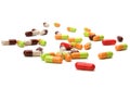 Colorful pills