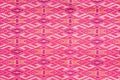 Colorful pink Thai silk fabric texture Royalty Free Stock Photo