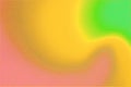 Colorful pink, yellow, and green grainy gradient. Abstract background. Multicolor retro design with soft noise effect