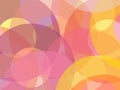 Colorful Pink, Yellow, Orange and Purple, Circle Abstract Modern Shape Background or Wallpaper Royalty Free Stock Photo