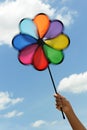 Colorful pinwheel Royalty Free Stock Photo