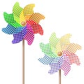 colorful pinwheel Royalty Free Stock Photo