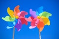 Colorful pinwheels Royalty Free Stock Photo