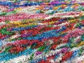 Colorful pipe cleaners background Royalty Free Stock Photo