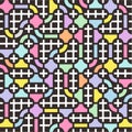 Colorful Pipe Pattern Wallpaper