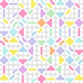 Colorful Pipe Pattern Wallpaper