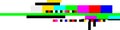 Colorful pixel art showcasing vibrant colors in horizontal lines and rectangles, creating an abstract and modern