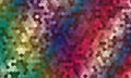 colorful pixel blurry polygon bright background. geometric pattern crystal. Royalty Free Stock Photo